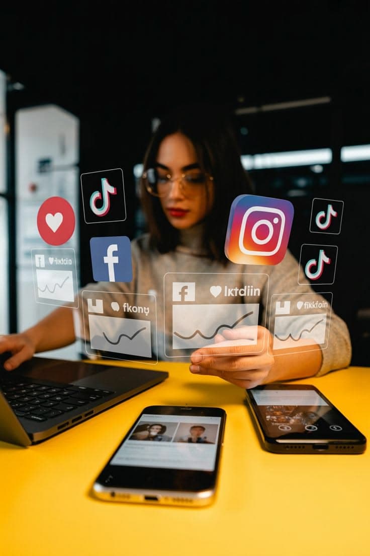 Responsable marketing pilotant des campagnes sur les réseaux sociaux